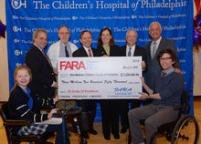 Image of FARA check presentation