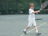 sean playing tennis