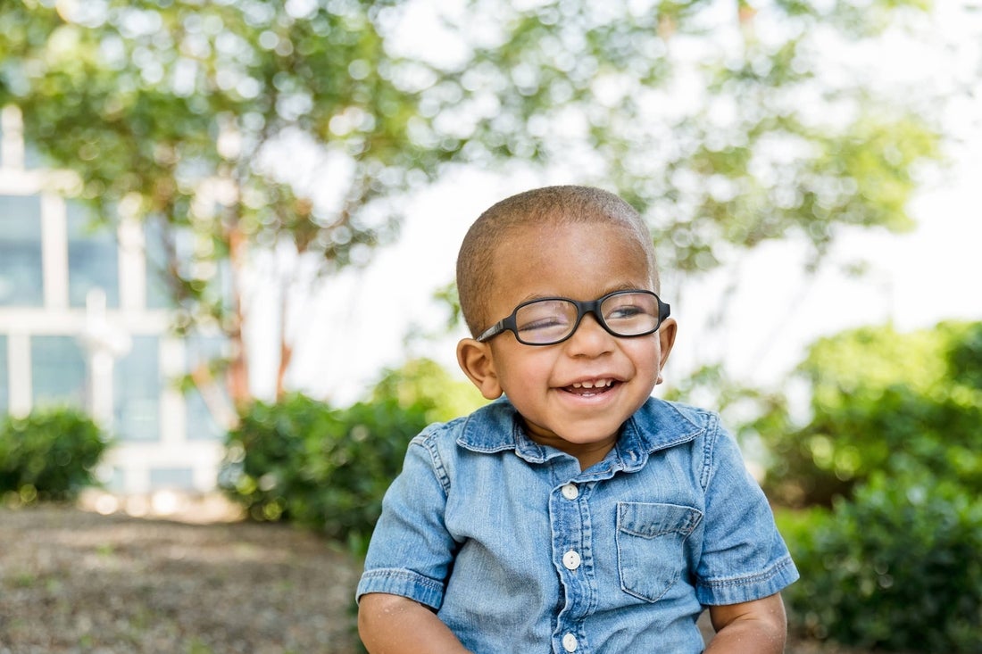 Closeup of Ophthalmology patient Chaz