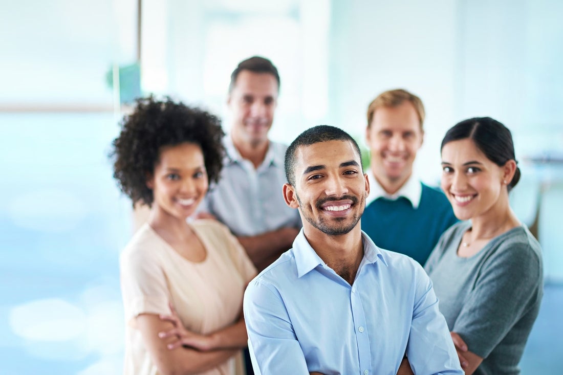 Group of young professionals together