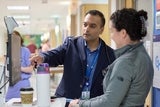 Medical Professionals conferring together