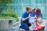 Plastic Surgery		Neonatal Craniofacial Program 	Donate	Photo-donate2-Plastic-2624x1720.jpg	Girl with leg braces being supported and hugged by her mothers.