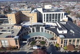 Exterior drone view of Lancaster General Hospital