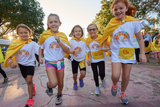 Children running