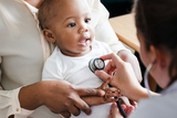 baby at doctor