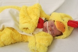 NICU infant in costume