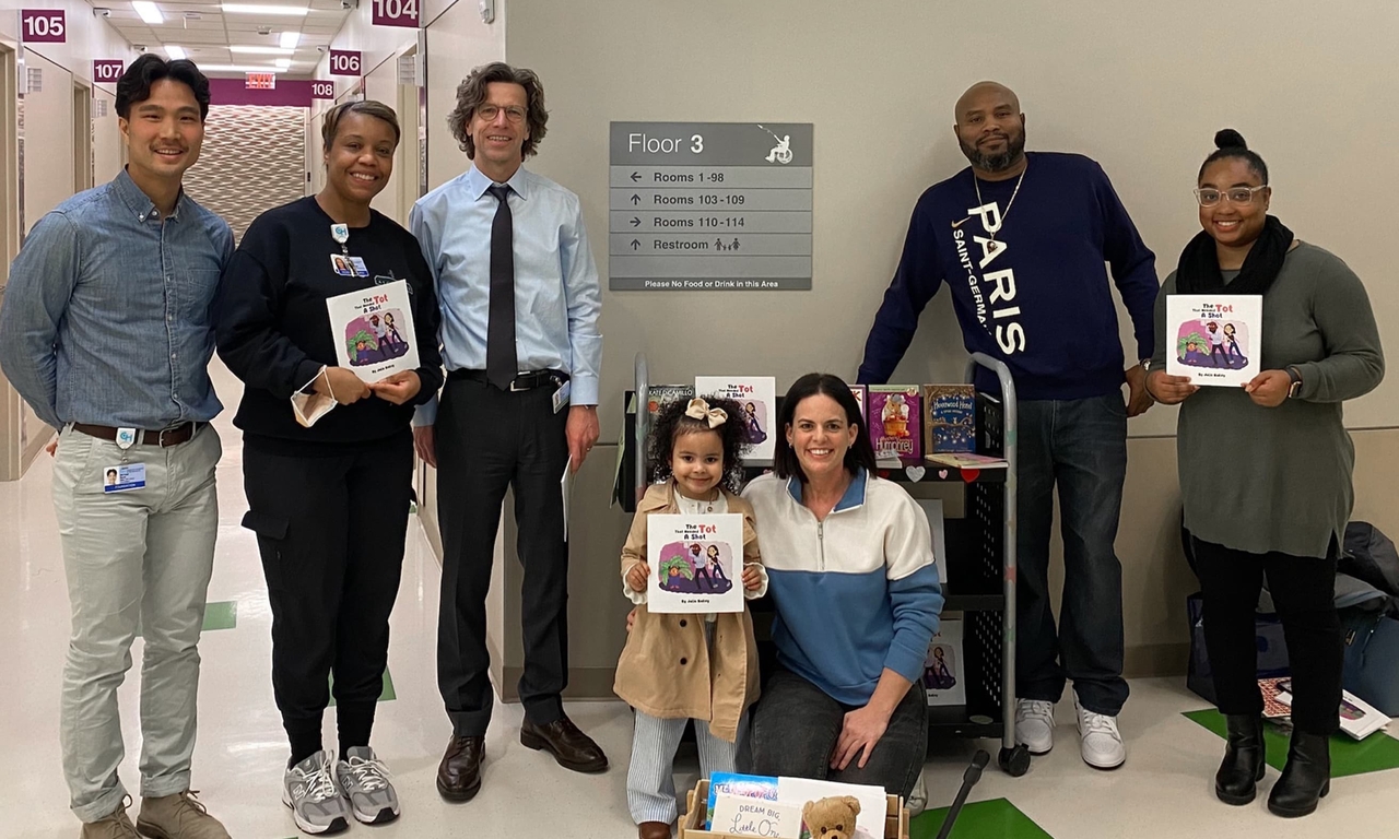 The Bailey family decided to launch Nyah’s Book Cart and fund a year’s worth of additional books hand-selected by Nyah.