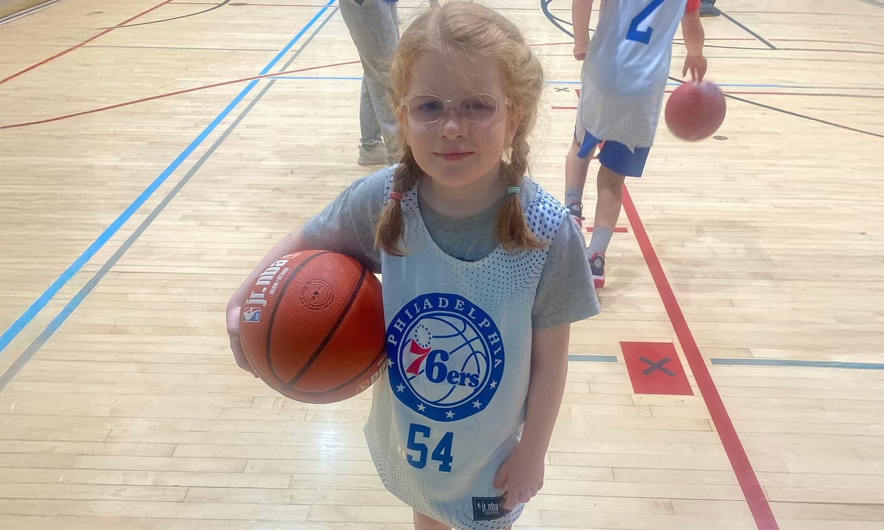 Charlotte playing basketball