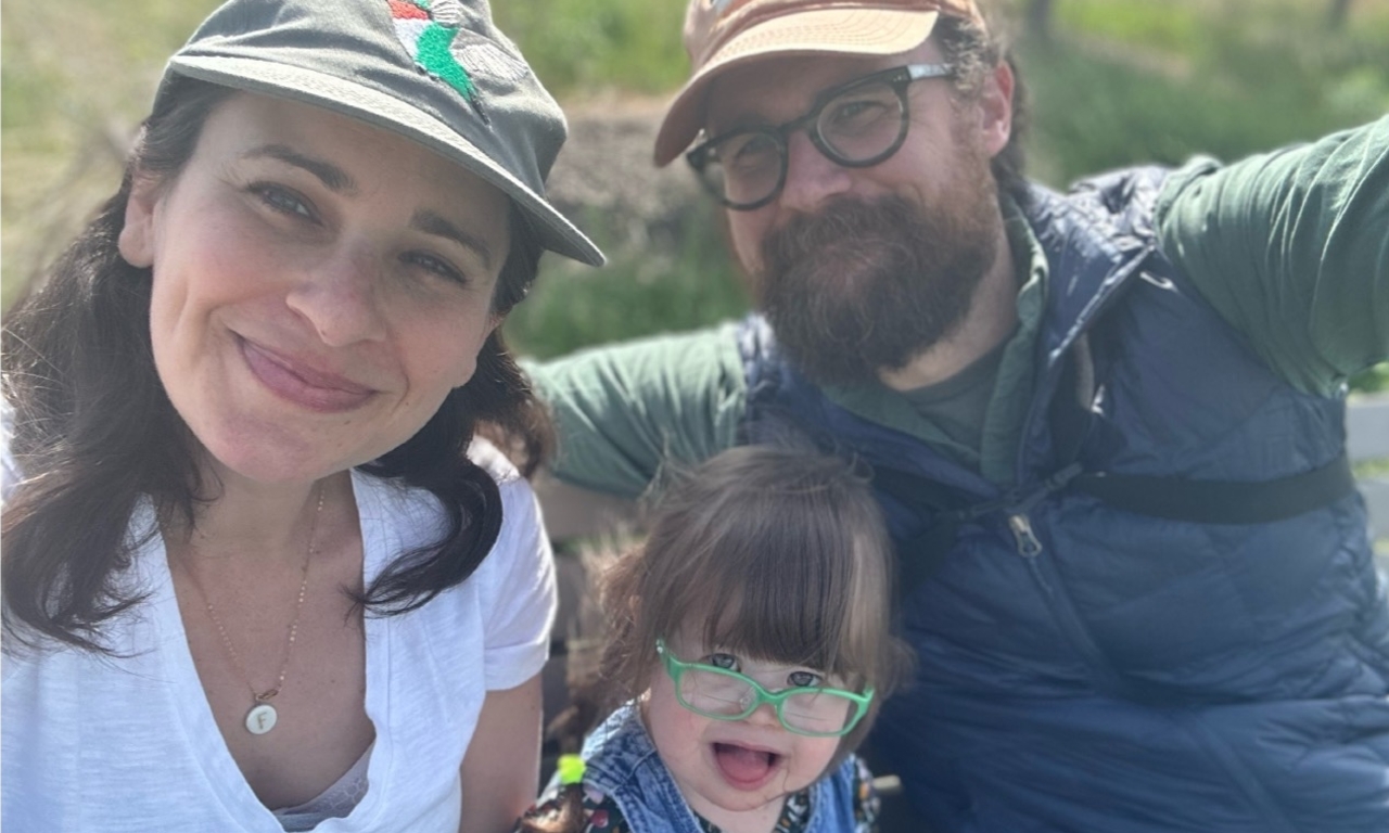 Family partner Amanda Jacobs and her family