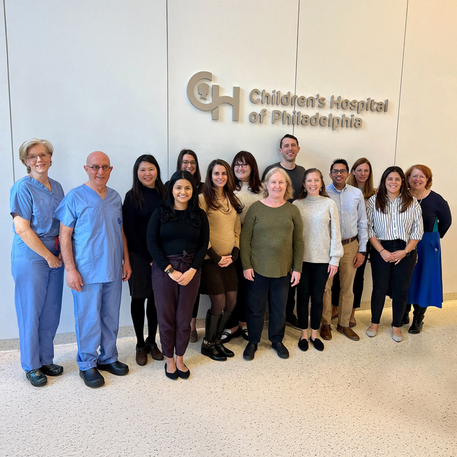 Group photo of the liver transplant team