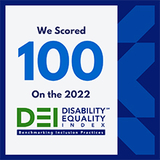 2022 DEI Badge 100 score