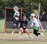 Hannah played lacrosse before hip pain sidelined her.