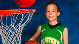 Will in his basketball uniform