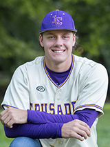 Dillon in his baseball uniform