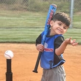 Jayant playing t-ball