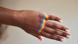 rainbow hand