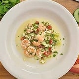 Shrimp and feta salad