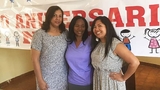 Our amazing team (left to right): local pediatrician Dra. Ingrid Japa, pediatric nurse Ramona Cordero from Niños Primeros en Salud in Consuelo, and Clarisse.