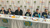 Volunteers taking phone calls at the WOGL Radiothon event