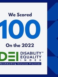 2022 DEI Badge 100 score