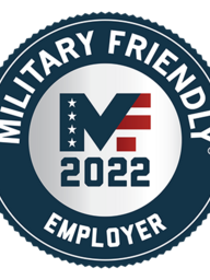 2022 Military Friendly Employer logo