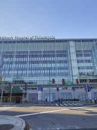 Exterior of CHOP main hospital in Philadelphia