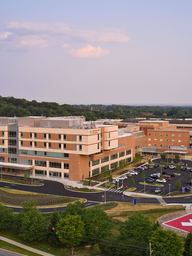 Exterior of Riddle Hospital