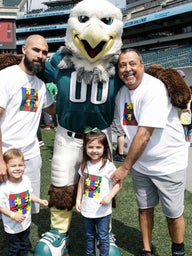 Huddle Up with Eagles Autism Challenge