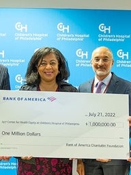 Check presentation with BoA and CHOP employees