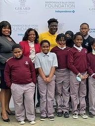 Members of CHOP and Girard College students in group photo