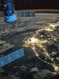 View of earth from space