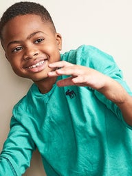 Zion holding a football