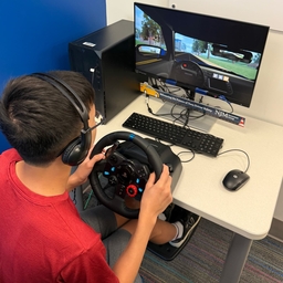 Teen using VDA