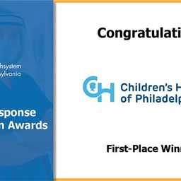 CHOP Receives First Place Award for COVID-19 Response