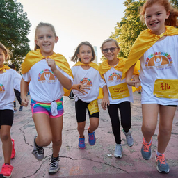 Children running