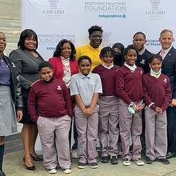 Members of CHOP and Girard College students in group photo