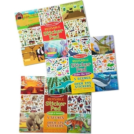 Melissa & Doug Reusable Sticker Pad Bundle