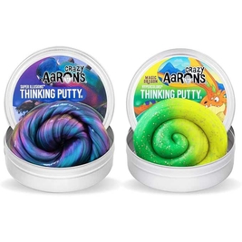 Crazy Aaron's Super Scarab Color Shifting Thinking Putty & Magic Dragon Heat Sensitive Color Changing Thinking Putty Bundle