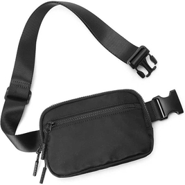 Black Fanny Pack AND Power Mist Hydrating Hand Sanitizer Spray