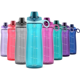 200Pcs Water Bottle Stickers AND Pogo 32oz Plastic Water Bottle