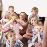 Toddlers in classroom 