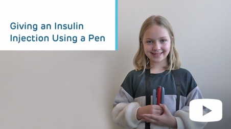 Giving an Insulin Injection Using a Pen